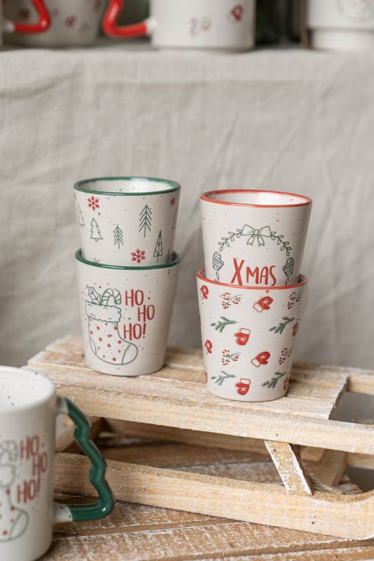 Julehilsen Kopp 200ml - Xmas