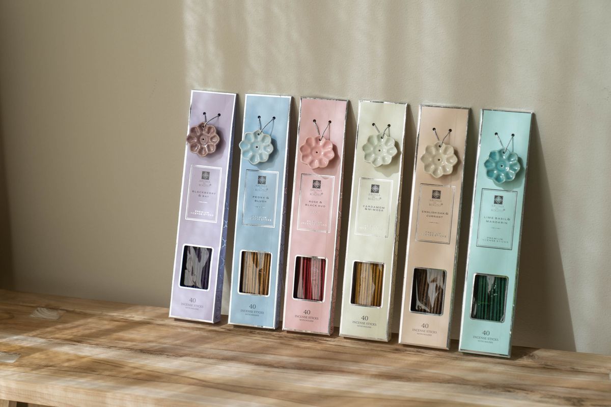Røkelsespinner – Rose & Black Oud