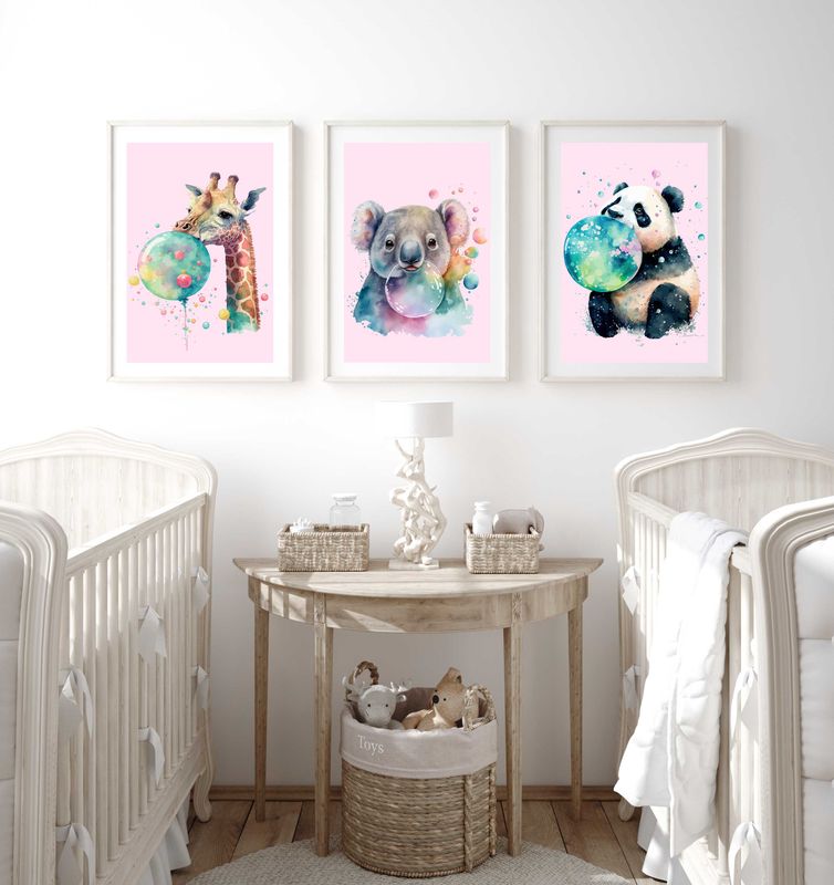 Poster - Boble Koala Rosa