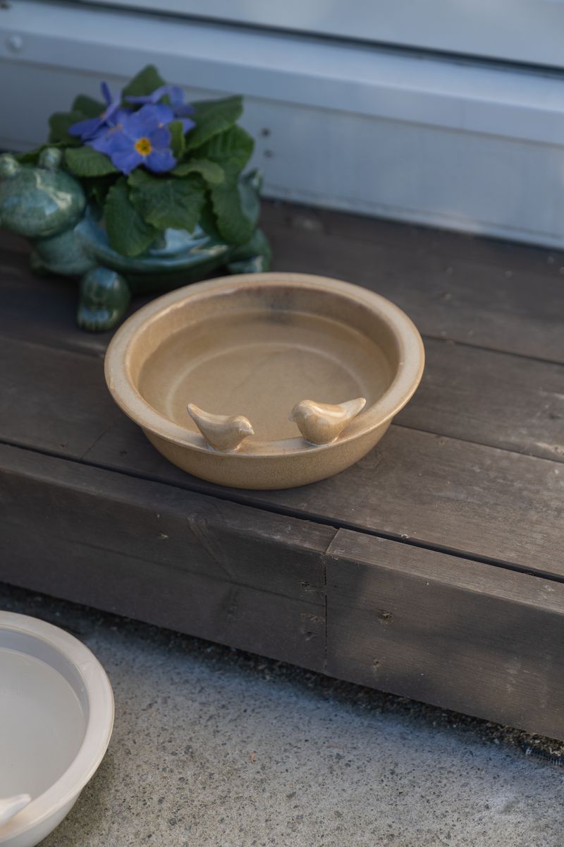 Fuglebad 24cm - Oker 