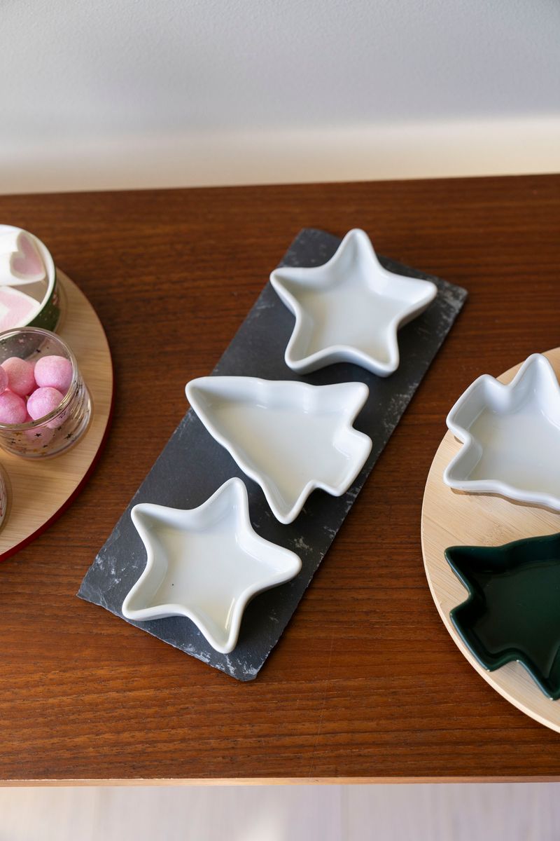 Serveringssett - Julehimmel 