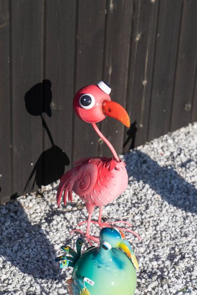 Hovedbilde Hagedekorasjon fugl i metall – 55 cm ...