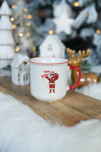 Hovedbilde Kopp Merry Christmas 400ml - Nisse