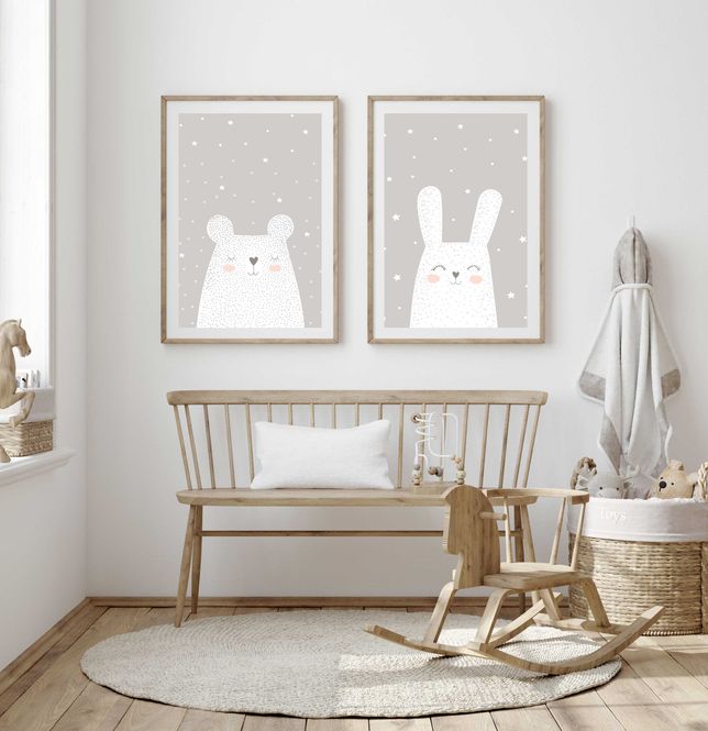 Hovedbilde Poster - Beige Kanin