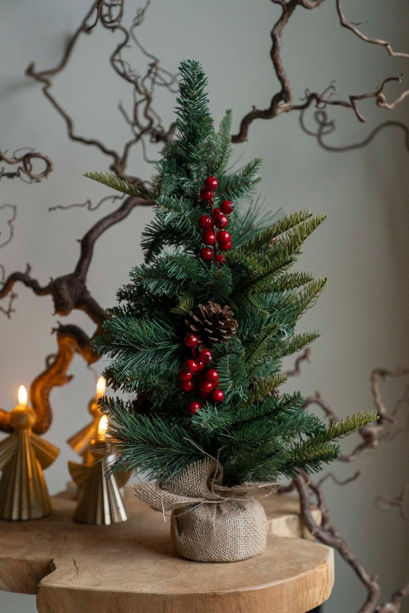 Kunstig Tre m/bær 60cm