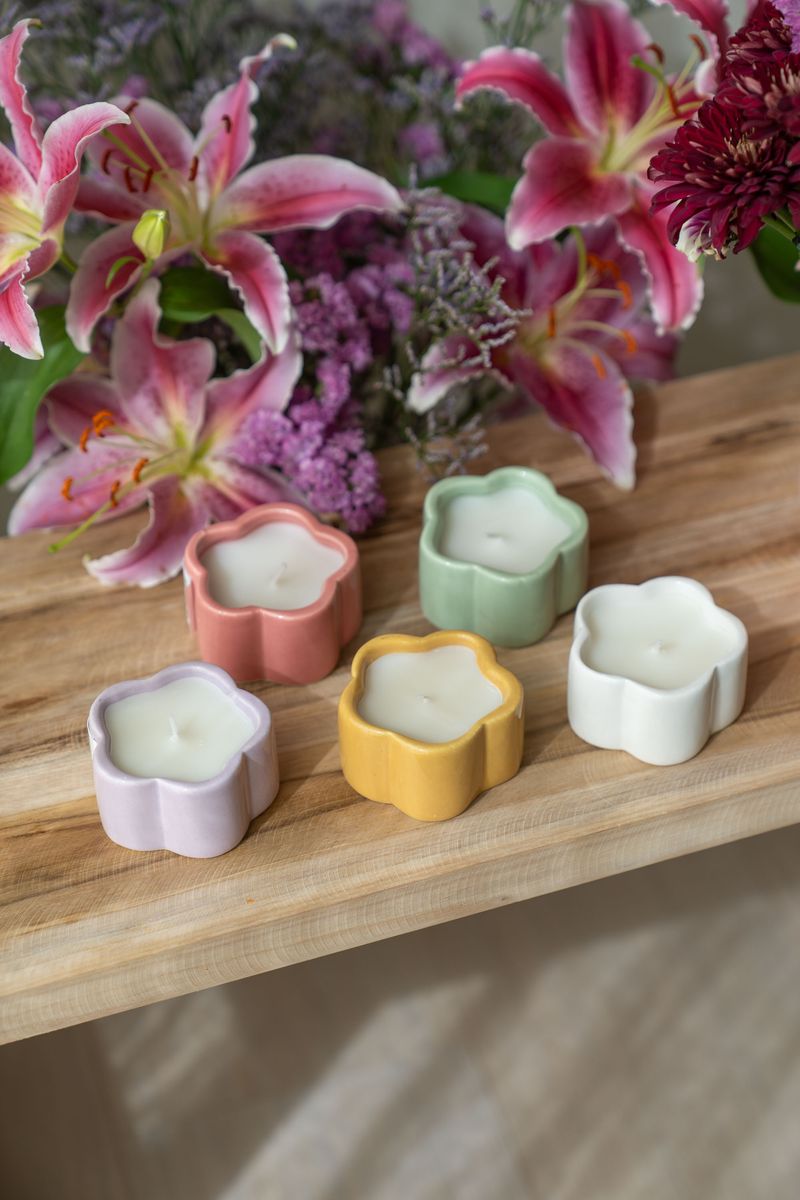 Lys blomsterpotte – Grønn