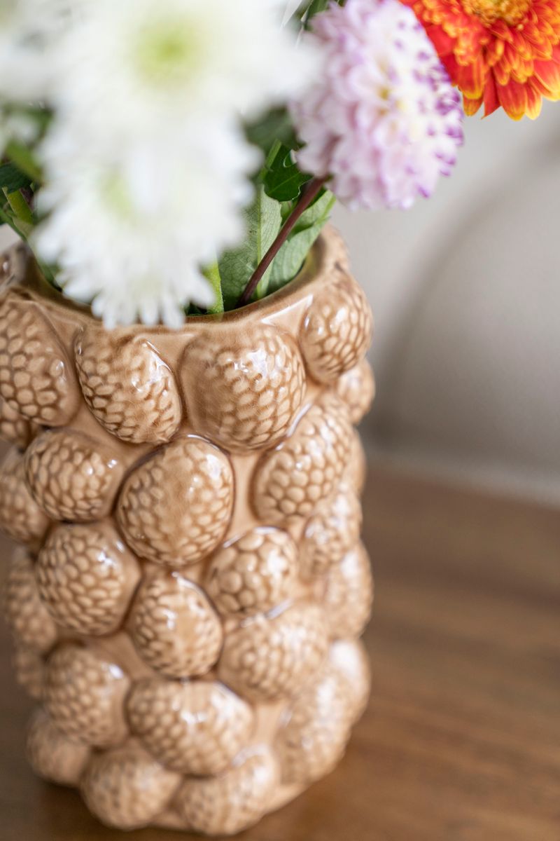 Vase - Kongle 23cm Brun