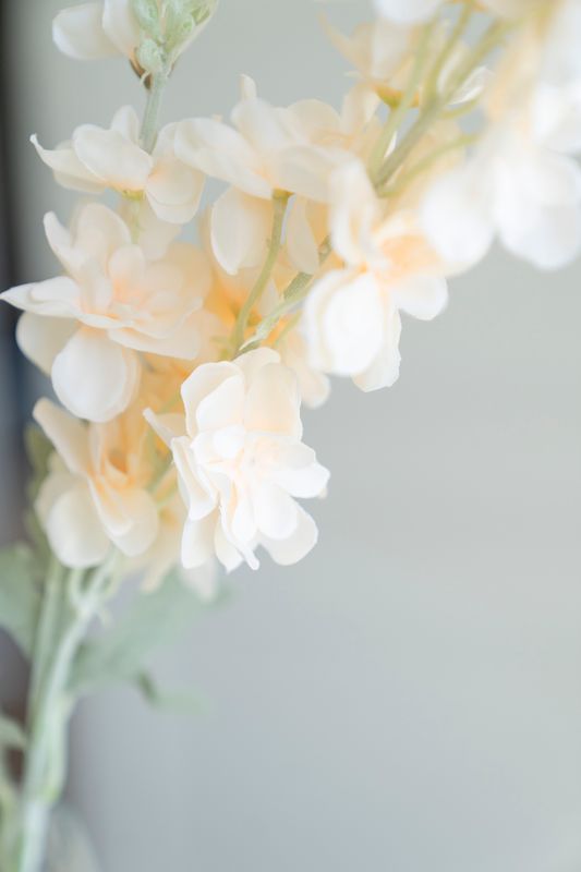 Kunstig Blomst 86cm - Hvit