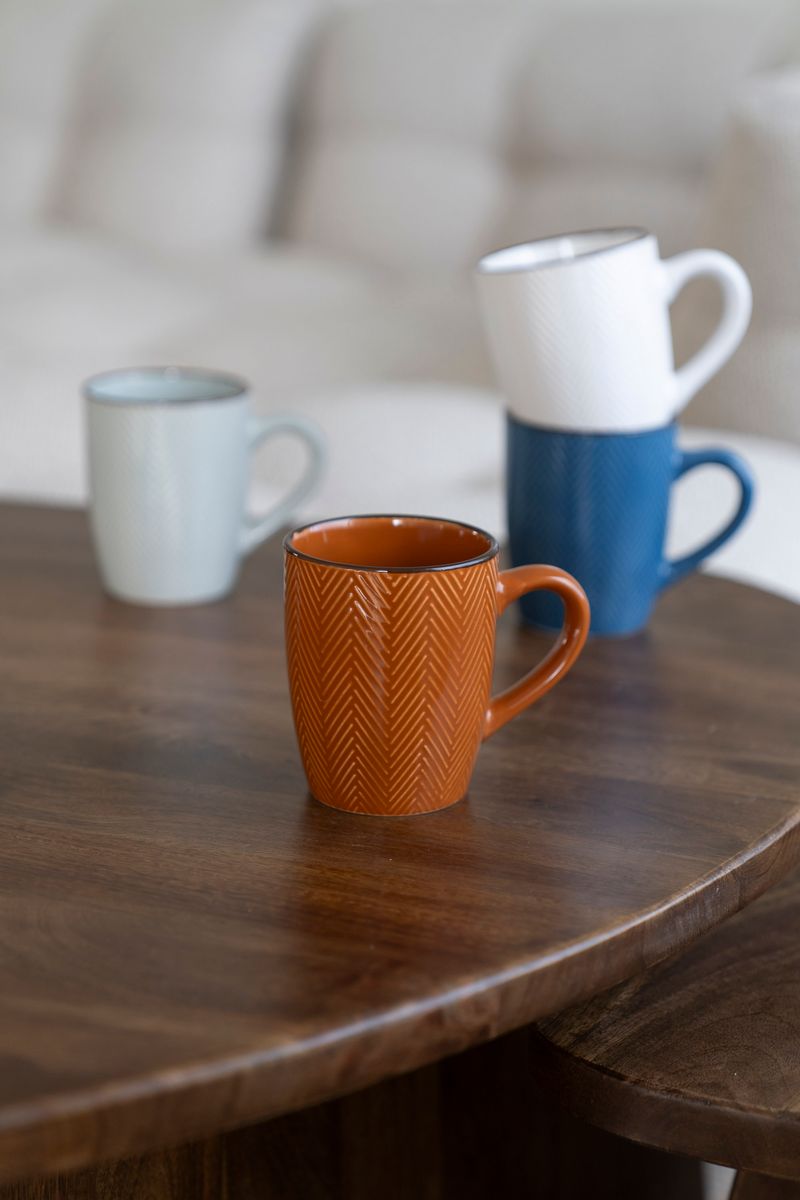 Sikk Sakk - Kopp 370ml Oransje