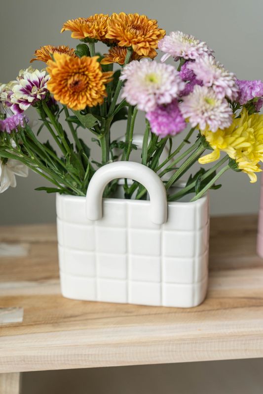 Vase veske – Hvit