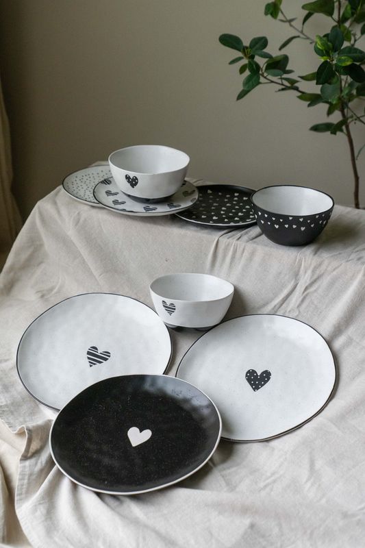 Hjerteglimt Skål 15cm - Dryss