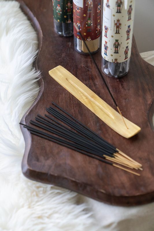 Røkelsessett med holder Peaceful Pine