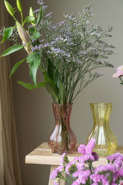 Hovedbilde Glassvase – rosa