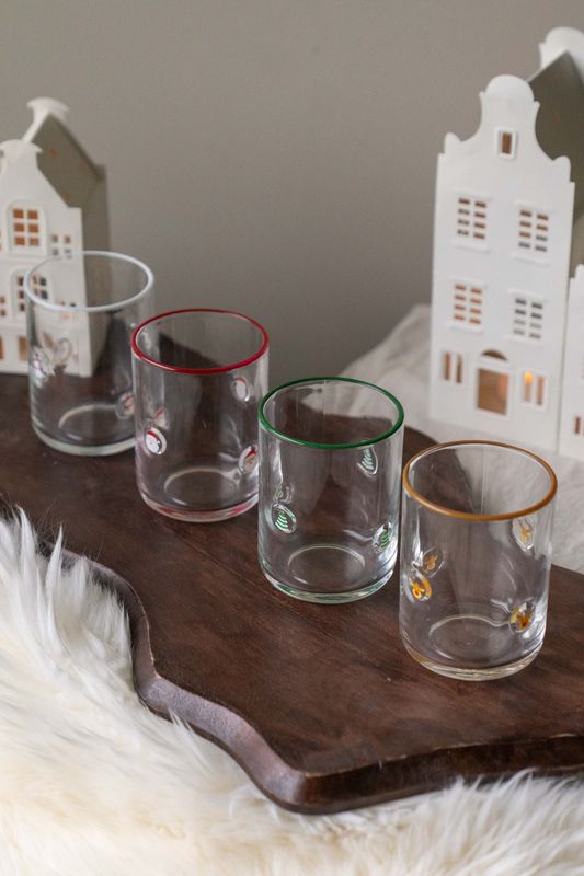 Xmas Vannglass 410ml - Juletre