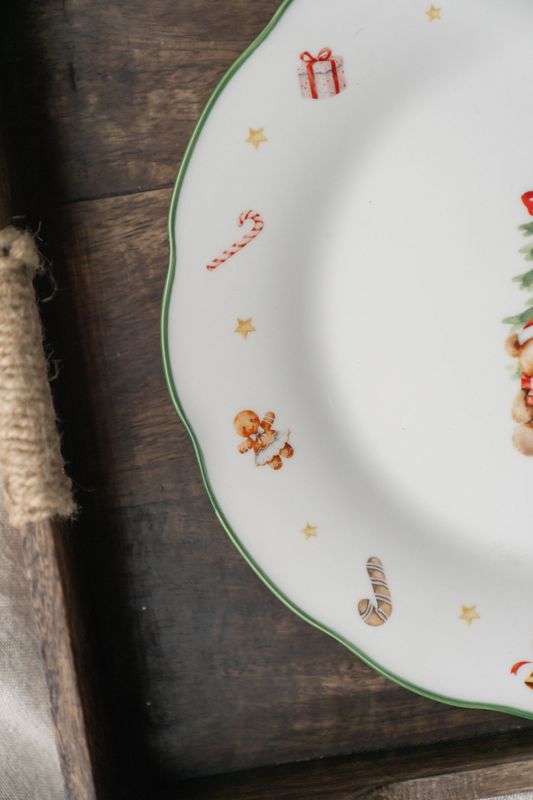 Juleminner Tallerken 26cm - Juletre