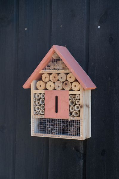 Hovedbilde Insekthotell tre – 22×9×29 cm – rosa