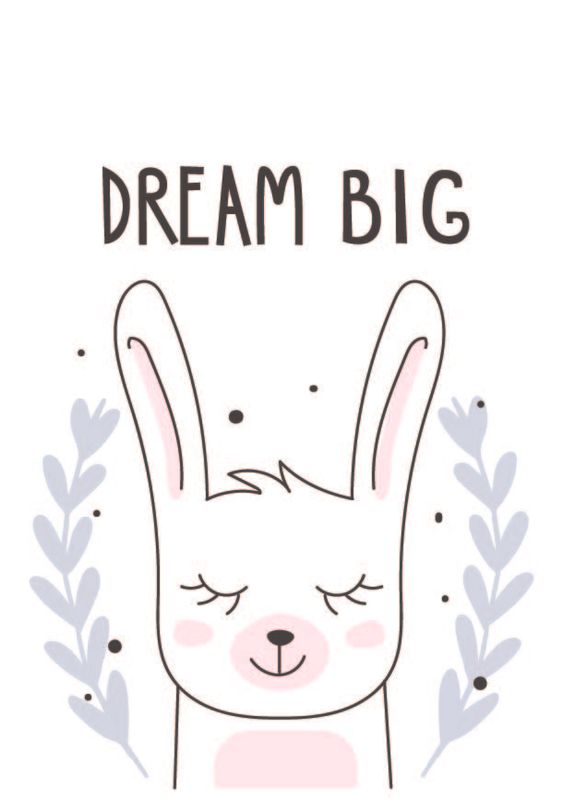 Poster - Dream Big Kanin
