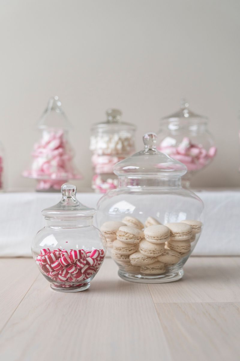 GlassKrukke med lokk 19cm