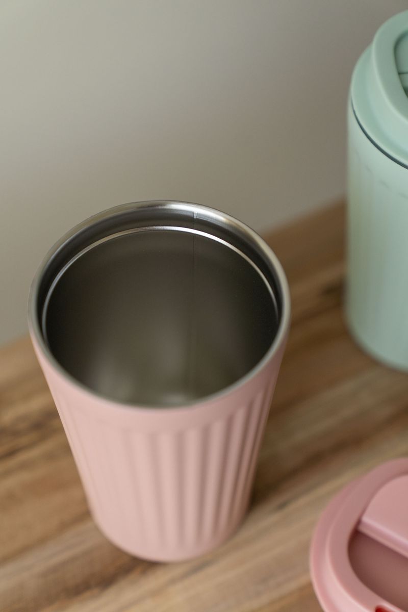 Termokrus i stål – rosa