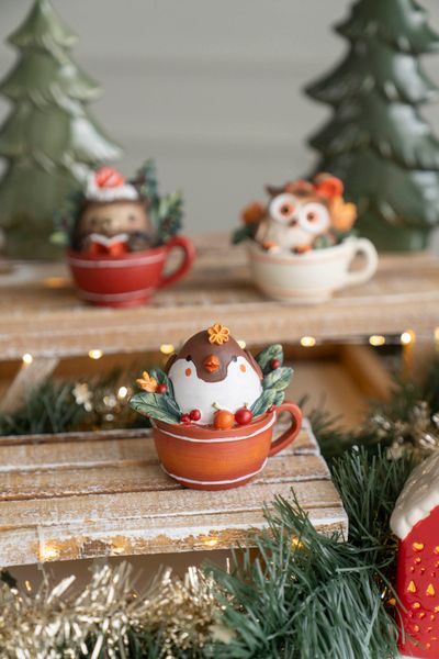 Hovedbilde Kopp Dekorasjon - Fugl