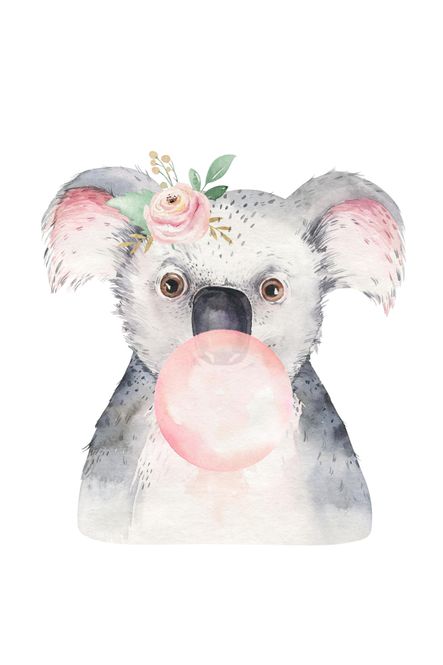 Hovedbilde Poster - Koala m/Tyggegummi