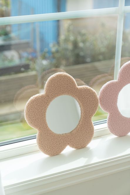 Hovedbilde Speil blomst – Beige
