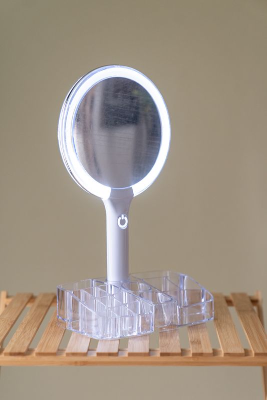 Sminkespeil m/LED lys