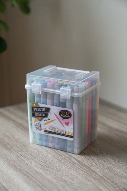 Hovedbilde Twin Tip Tusjer Pastell 48pk