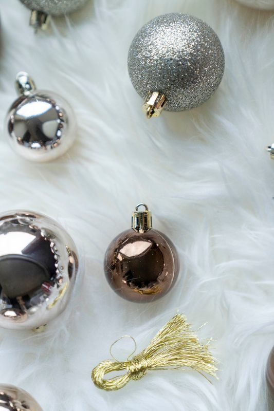 Juletrepynt - 60pk Brun