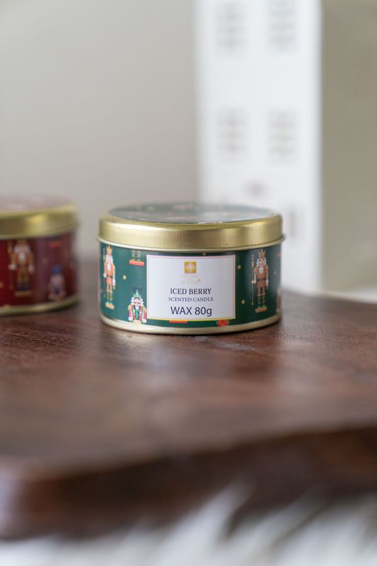 Duftlys i metallboks Iced Berry