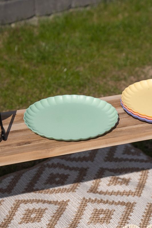 Soft tallerken – Ø27,5 cm – grønn