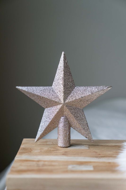 Vinterjuveler Julestjerne 19cm Hvit