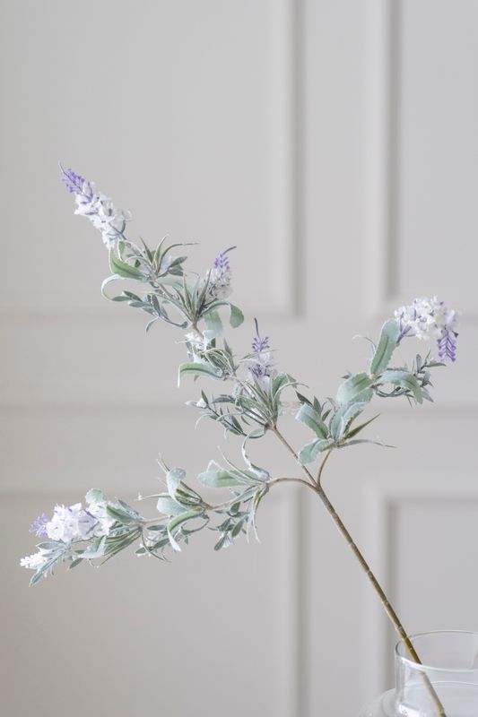 Kunstig Plante - Lavendel Hvit