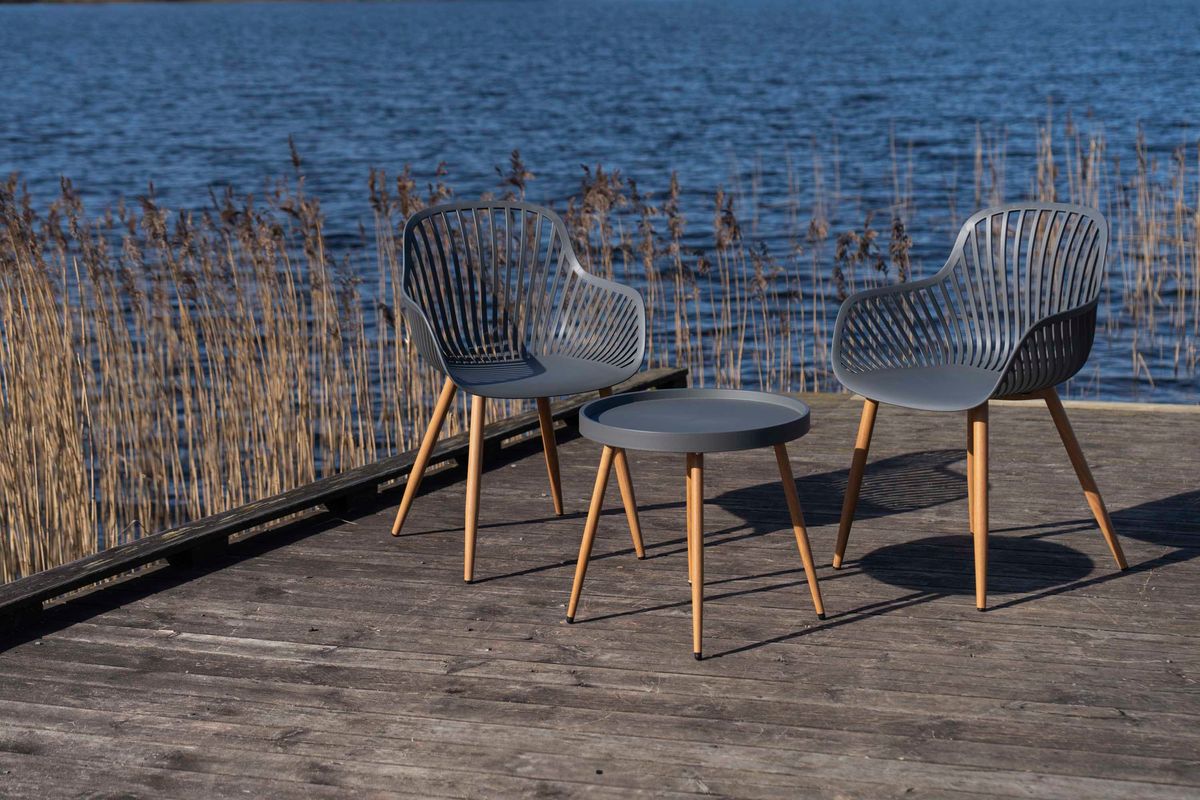 Hagesett Riller Grå