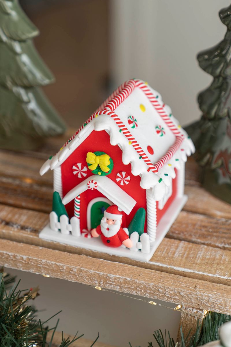 Pepperkakehus 14cm - Nisse