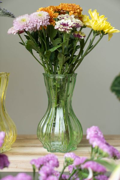 Hovedbilde Glassvase – grønn