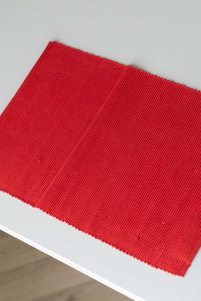 Hovedbilde Bordbrikke i bomull – 45×30 cm – Rød