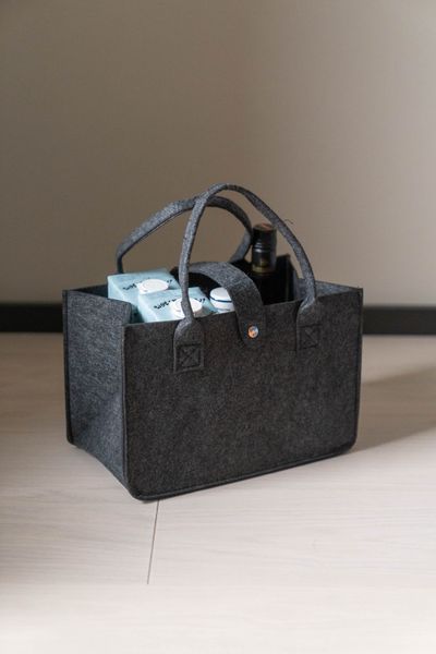 Hovedbilde Mini tote bag i filt – 30×17×20 cm – ...