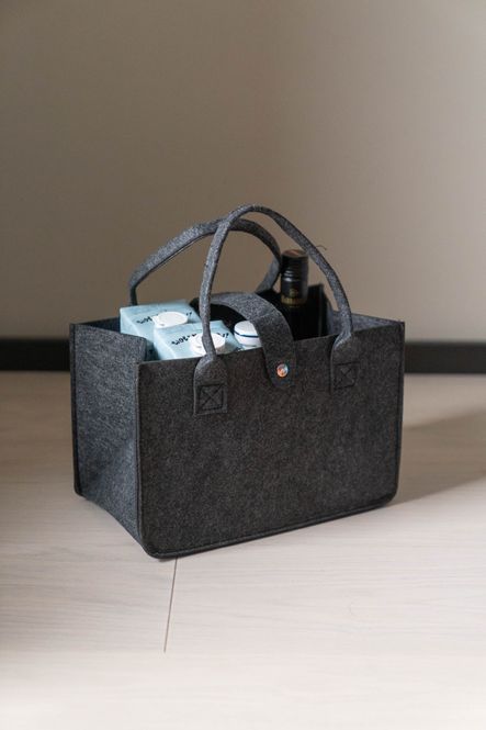 Hovedbilde Mini tote bag i filt – 30×17×20 cm – ...