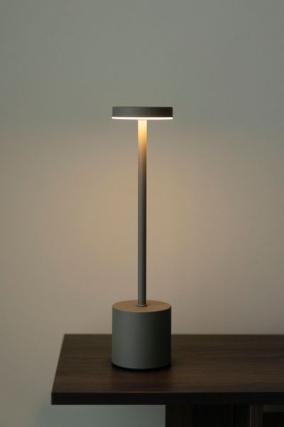 Hovedbilde Oppladbar Bordlampe 34cm Brun