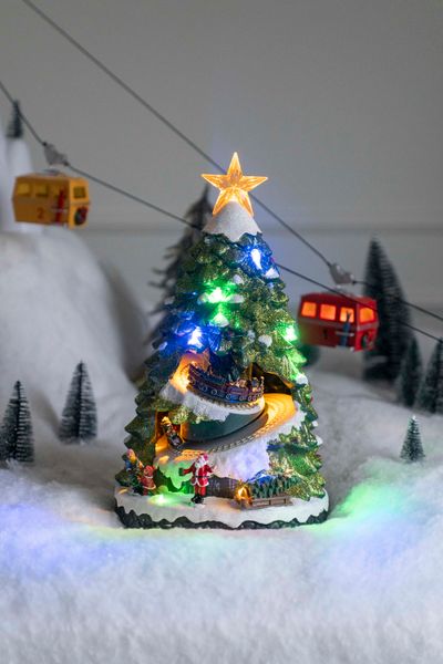 Hovedbilde Juleby - Juletre m/tog