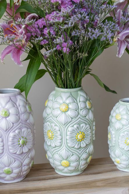 Hovedbilde Vase blomster – 27 cm – Grønn