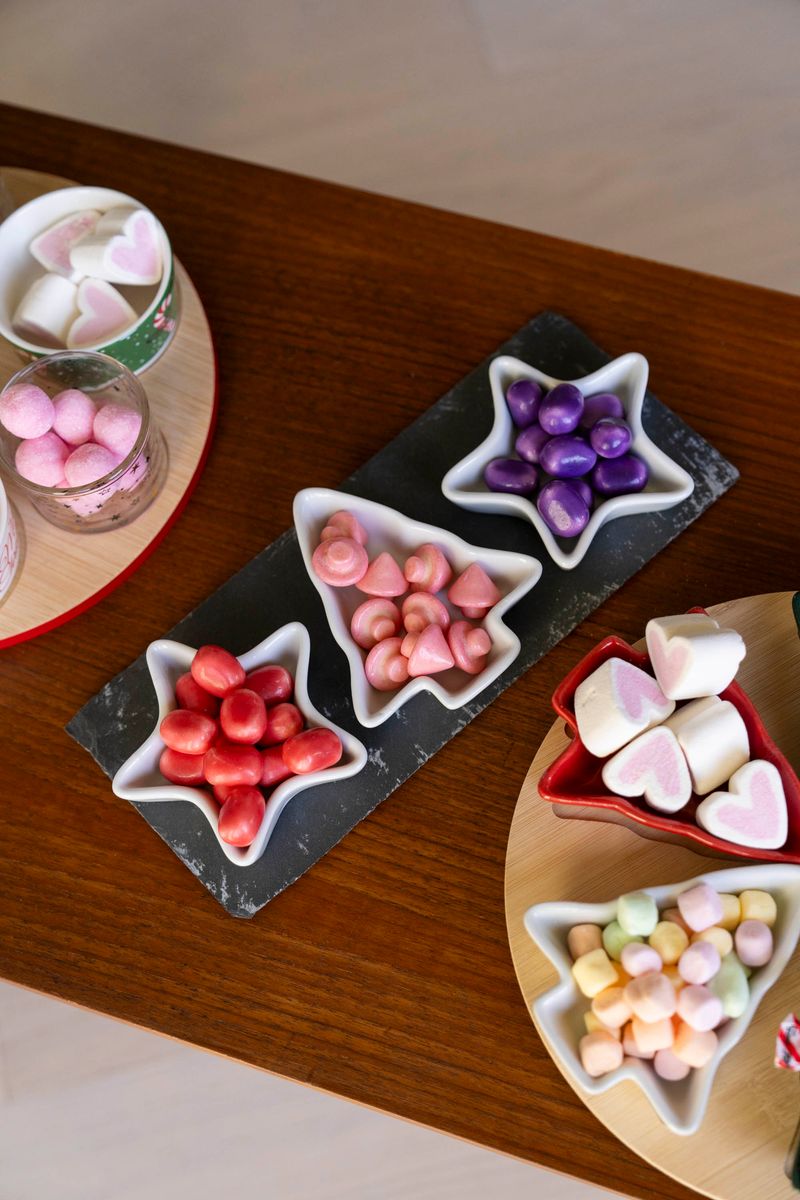 Serveringssett - Julehimmel 