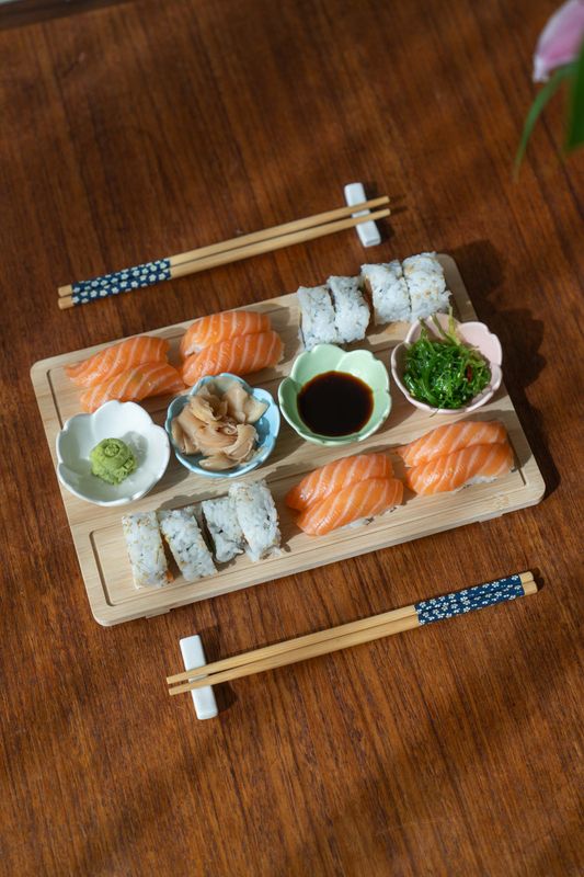 Sushisett – pastell