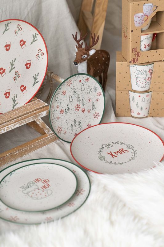 Julehilsen Tallerken 20cm - Vott