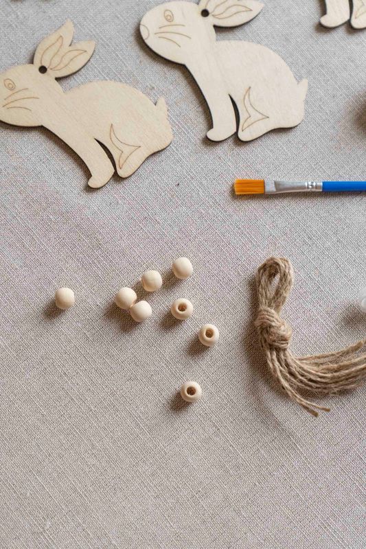 Malingssett med trefigurer – Kanin