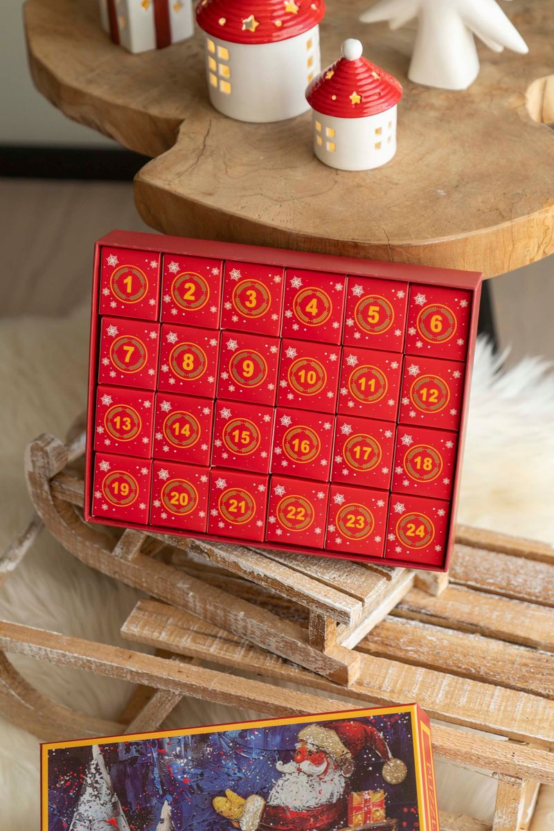 Adventskalender - Puslespill Nisse