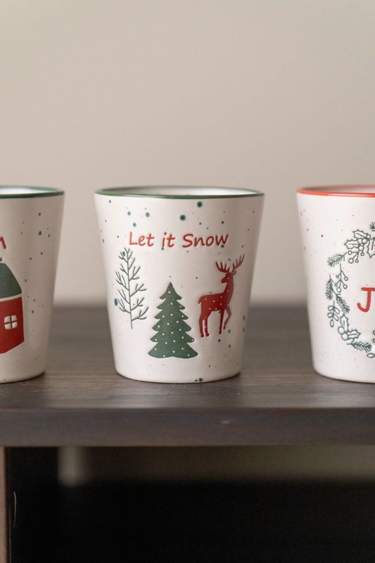 Joy - Kopp 8,5cm Let It Snow