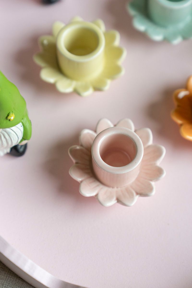 Lysestake blomst – rosa