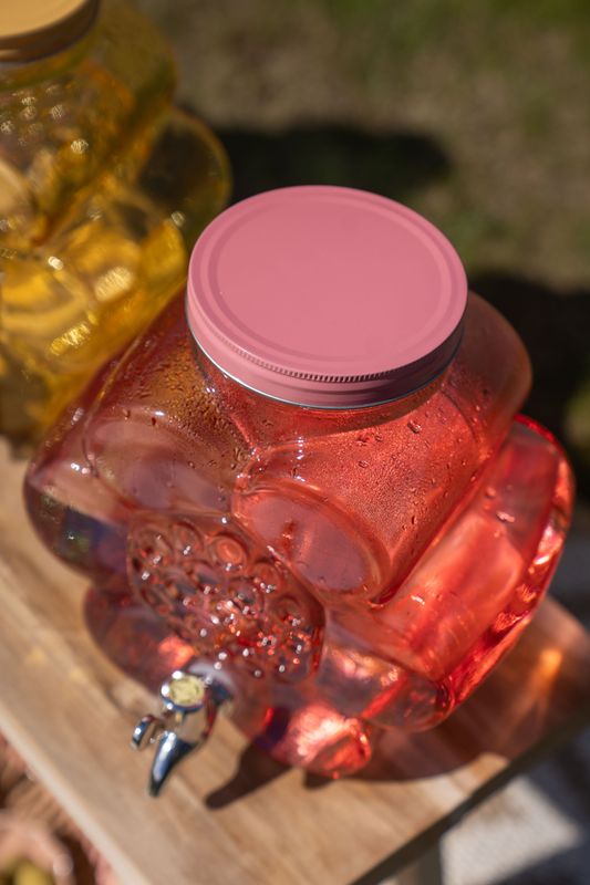 Drikkedispenser – blomst – rosa